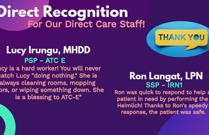 Employee Recognition (Lucy and Ron)